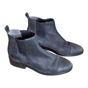 Cole Haan Mara Chelsea Waterproof Leather Bootie Black Size 11 Women's W14944